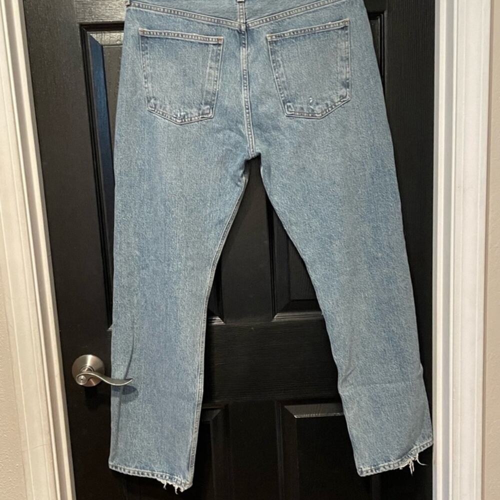 NWT AGOLDE Mia Mid Rise Straight Leg Jeans in Rule women’s jeans - Picture 5 of 9